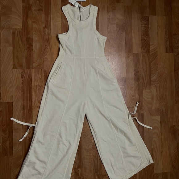 NWT Daily Practice Sophisticated Sleeveless French Terry Cotton Jumpsuit Unworn - Picture 6 of 16